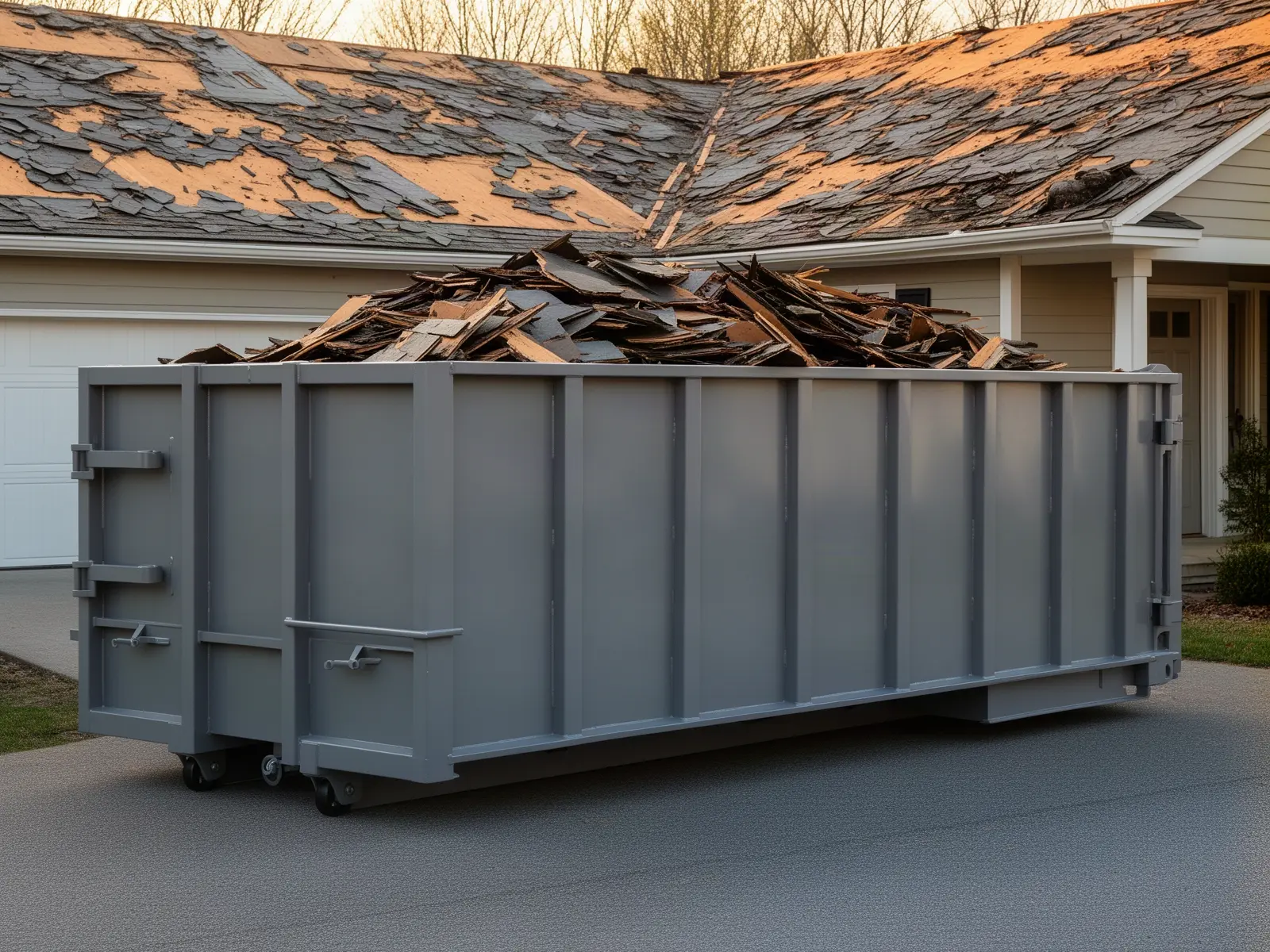 Roll-off dumpster from McDowell & Murry Dumpster Rental in Memphis, TN